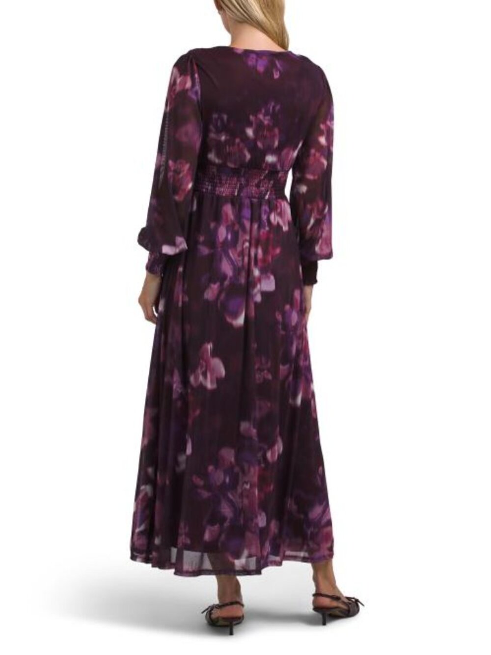 HARLOW AND ROSE Mesh Dress With Smocking - Picture 2 of 3